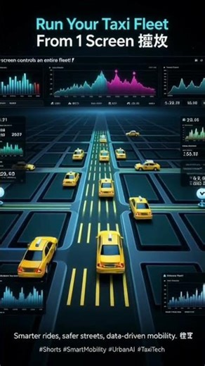 🚖 One screen controls your whole taxi fleet! 📊 Smarter rides, safer streets!#TaxiTech #SmartMobility