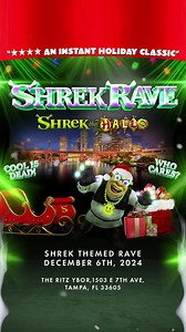 42 reactions | Shrek the Halls this Holiday Season with Shrek Rave on Saturday night at The Ritz.  it's dumb, come have fun! https://bit.ly/shrek1206 | Sunset Events | Facebook