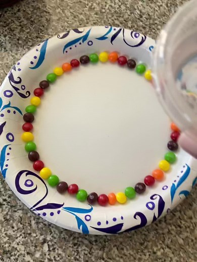 Colorful Skittles Science Experiment