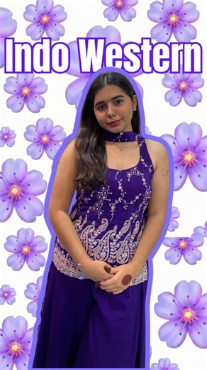 Roopranjan Family Shop (મહેસાણા) on Instagram: "✨ Indo-Western made for standout moments. Bold fusion, easy comfort, and modern elegance—your perfect look starts at Roopranjan, Mehsana. indo western dress ladies fusion wear trendy festive outfits mehsana fashion store north gujarat style"