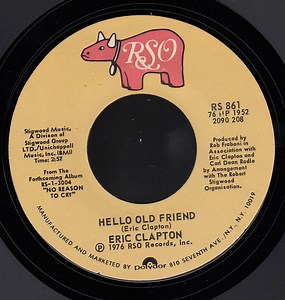 Eric Clapton - Hello Old Friend / All Our Pastimes