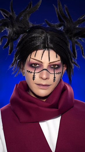 Choso Jujutsu Kaisen Cosplay Makeup Transformation