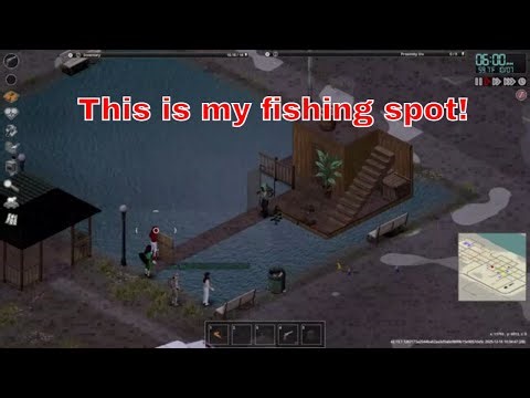I build a small fishing hut on my man-made lake!