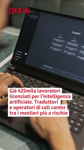 Già 425mila lavoratori licenziati per l’intelligenza artificiale