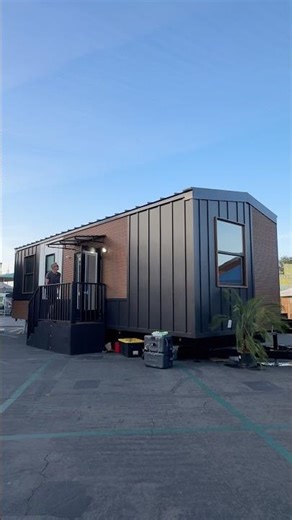 Touring a 400 square foot Prefab Cabin with 2 bedrooms! #hometour