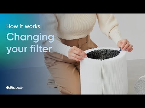 Blueair Blue Pure Max - Changing the filter
