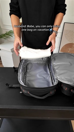 Hold 20-30 pieces of clothes #travelbag #tolaccea #travel #dufflebag #backpack #onebagtravel