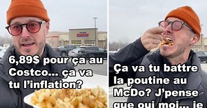 Olivier Primeau donne un review honnête de la fameuse poutine au Costco