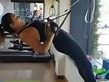Video: Eva Longoria breaks a sweat during intense workout session | Daily Mail Online