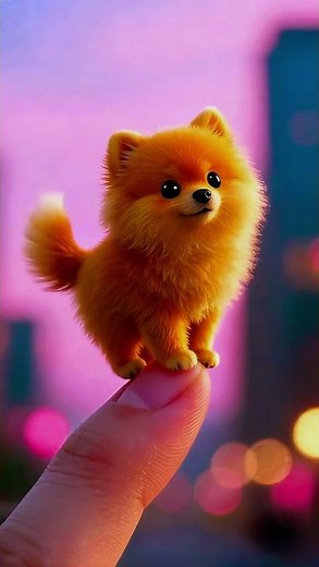 🧡 The Cutest Pocket Pomeranian Ever So Fluffy & Realistic