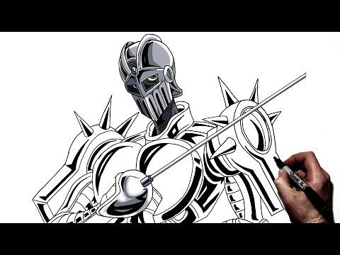 How To Draw Silver Chariot | Step By Step | Jojo's Bizarre Adventure