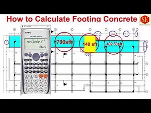 How to Calculate Footing Concrete Quantity_M3 And Cubic Meter