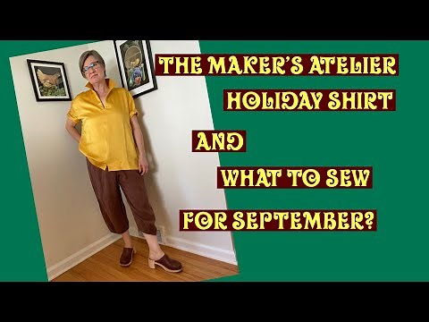 Pattern Review: Maker's Atelier Holiday Shirt Plus plans for our September #sewalong