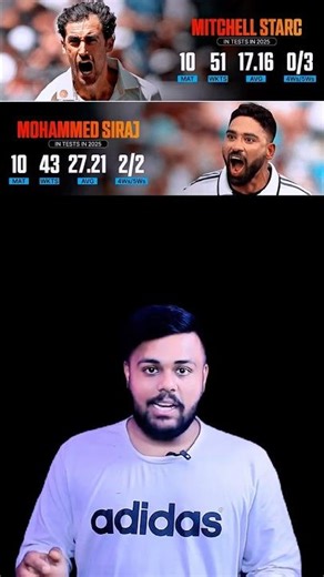 Red-Ball Cricket KINGS: Starc, Siraj, Bumrah & Cummins Excel in Test Format 2025