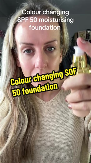 Colour Changing SPF 50 Foundation for Flawless Skin