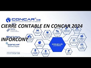 CIERRE CONTABLE Y APERTURA EN EL CONCAR 2024