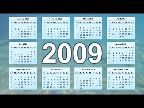 2009 Calendar