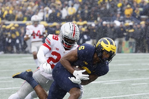 Watch: Ohio State player rips helmet off Michigan player after potentially dirty play