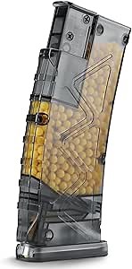 Ludex Speed Loader for 6mm Airsoft BBS Pellet, 500 Rounds Large Capacity Airsoft BB Loader with Adapter Fast Quick Magazine Loaders