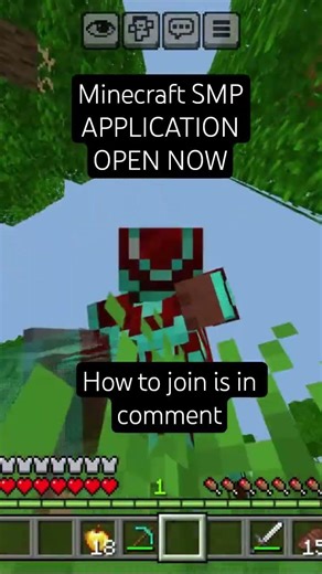 Minecraft pe/bedrock/java server open #minecraft #minecraftsmp #viral
