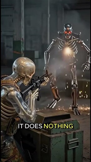 The only way to escape a killer robot. #shorts #ai #robot