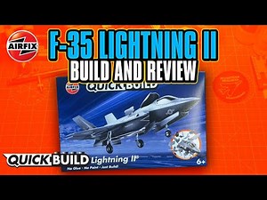 Airfix QuickBuild F-35 Lightning II Build and Review (JUST RELEASED!!) J6040