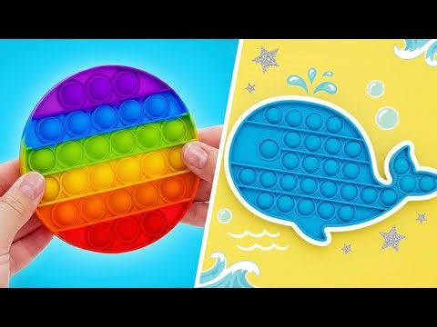 Pop-It Painting Hack! The Whale Comes to Life Before Your Eyes 🐋💥