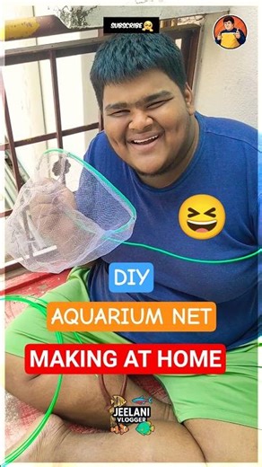 “₹20 ல DIY AQUARIUM NET? 😳 வீட்டிலேயே செம்ம ஈஸியா! 🤯🐟” | #aquarium #diyideas #monsterfish