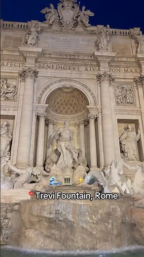 🇮🇹 Rome’s Most Magical Fountain That Steals Every Traveler’s Heart 💦🪙