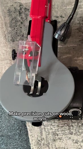 Make precision cuts on wood, acrylic, and more with this professional 16-inch variable speed scroll saw. The extra-large tilting table gives you control for intricate projects, and the built-in LED light keeps your work area perfectly visible. I use this for everything from detailed craft pieces to custom woodworking—it handles curves and complex shapes with ease. If you're serious about upgrading your workshop, this is the tool that bridges hobby and pro-level results. Tap the link to bring pre