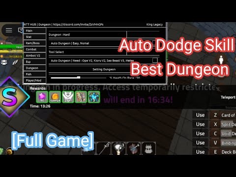 Script Auto Dungeon Hard King Legacy - Update/ Full Game