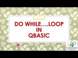 Do while loop in Qbasic