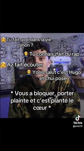 Yoooooooo salut c hugo et jsuis pose