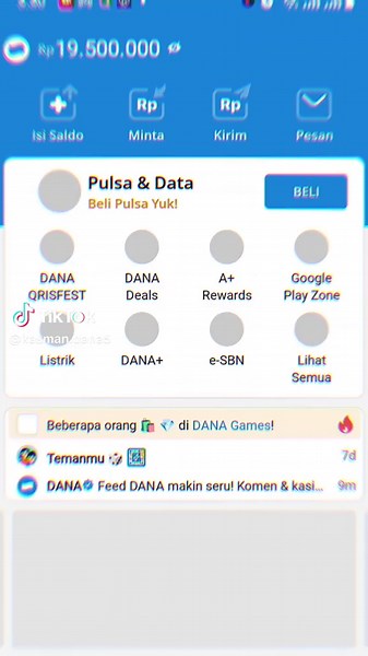 Cara Top Up Dana dan Link Dapetin Daget