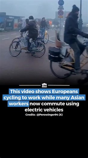 Barely Opinionated | This video shows how daily travel has flipped between continents over the last few decades. Once, millions of middle‑class workers in... | Instagram