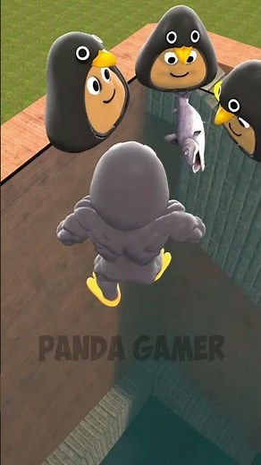 MUSCLE GUGU GAGA PENGUIN FIND PORTALS BIG MAZE Garry's Mod