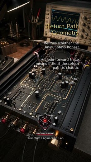 Quantum Engineering Lab | PCB & Layout | Return Path Geometry #amplifierdesign #audio
