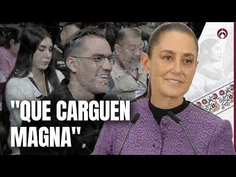 Periodista cuestiona precio de gasolina premium; Sheinbaum responde