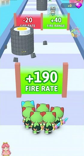 Cat Runner 3D: Crowd Up 🥶 Level 4 ✨ Gameplay Walkthrough 🥑 #catrunner #crowdup