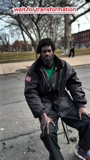 free hair cut for home less wait for transformation #helping #helpingpeople #freehaircut #homeless #dallas