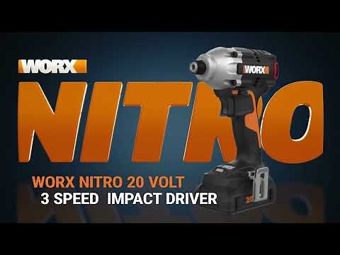 Worx® Nitro™ 20V 3-Speed Impact Driver