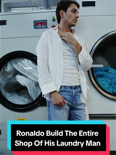 Ronaldo Transforms His Loyal Laundry Man's Shop