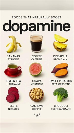 Dopamine detox foods: 12 Best Meals to Boost Focus & Mood #healthtips #healthyfood #dopamine