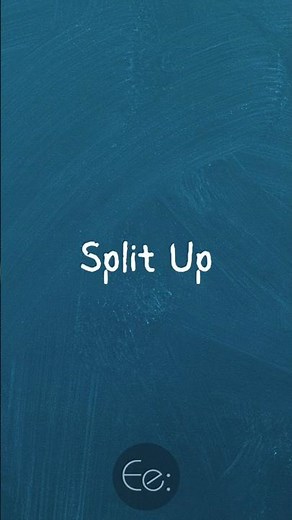 Split Up 💔 What Does It Mean? #english #phrasalverbs #phrases #expression #meaning #esl #tips