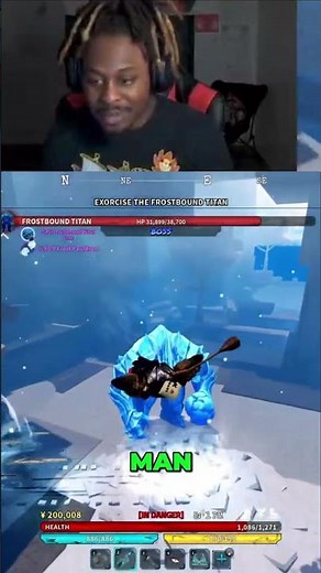 This ice boss is INSANE #shorts #roblox #boss