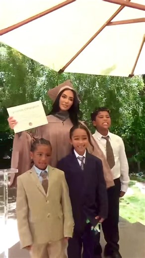 Kim Kardashian on Instagram: "Graduating class of 2025 🎓 ⚖️🍾"