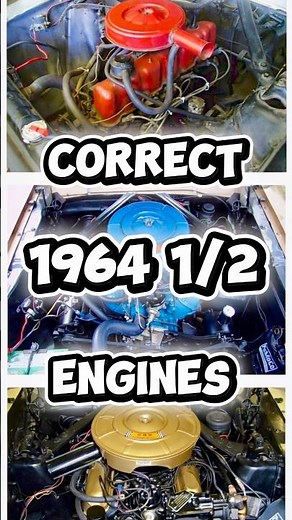 The First 1964 Mustangs Had Only 3 Engines