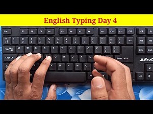 New English Typing Course Day 4 | English Typing | English Typing Kaise Sikhe | English Typing Day