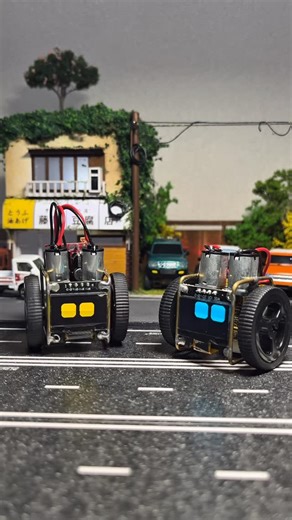 Explore myChai on Instagram: "Mo-Chan Family [EP9] In Diorama City ☺️ Make Mini Arduino Robot"