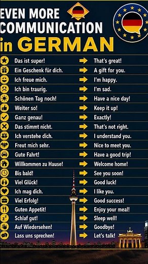 How to learn German quickly? Learn German Compliments FAST and EASY